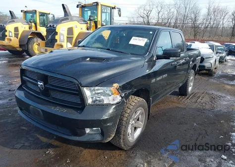 2012 Ram 1500 Sport z USA, uszkodzony, nr VIN 1C6RD7MT3CS276519